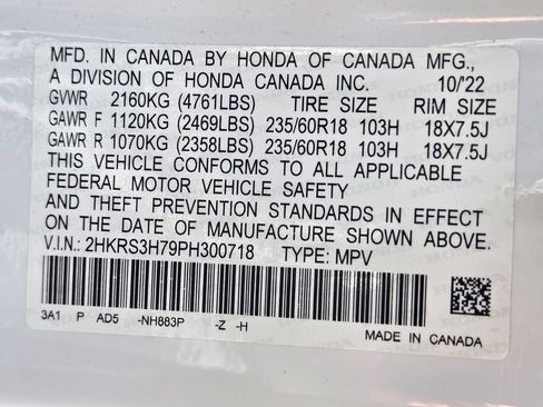 Certified 2023 Honda CR-V EX-L image 32