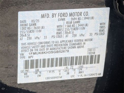 Used 2025 Ford Explorer ST-Line image 39