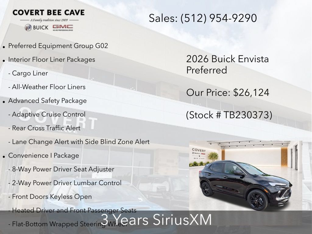 New 2026 Buick Envista Sport Touring w/ Convenience I Package FWD image 9