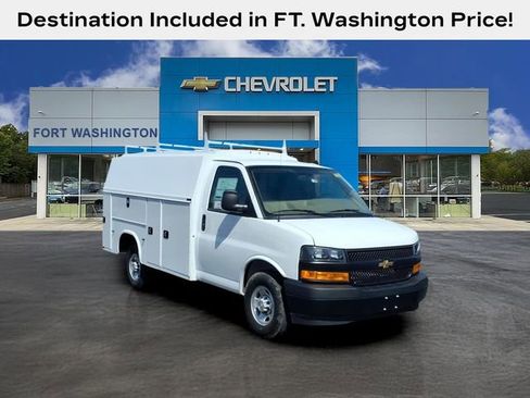 New 2025 Chevrolet Express 3500 w/ Power Convenience Package RWD image 1