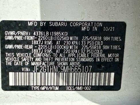 Used 2021 Subaru Crosstrek 2.5i Limited w/ Moonroof Package 2 AWD/4WD image 31