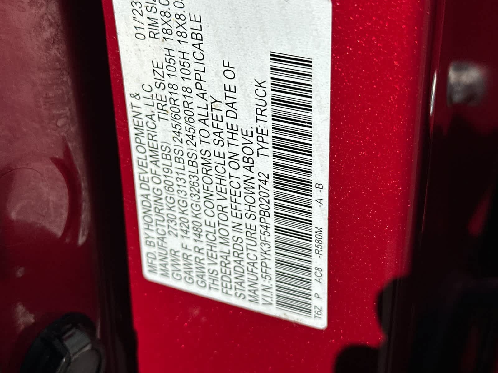 Used 2023 Honda Ridgeline RTL image 27