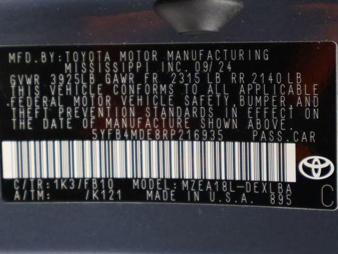 Certified 2024 Toyota Corolla LE image 17