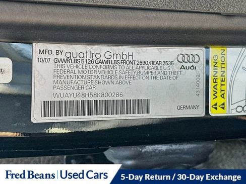 Used 2008 Audi RS 4 Cabriolet AWD/4WD image 21