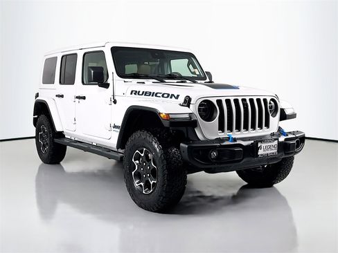 Used 2021 Jeep Wrangler Unlimited Rubicon 4xe w/ Steel Bumper Group image 3
