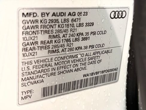 Used 2023 Audi Q8 Premium Plus w/ Premium Plus Package AWD/4WD image 24