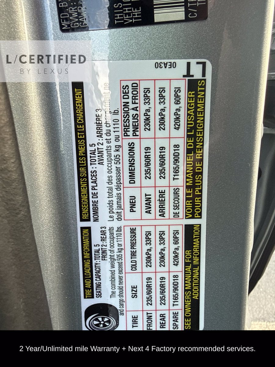 Used 2024 Lexus RX 350h w/ Convenience Package AWD/4WD image 18