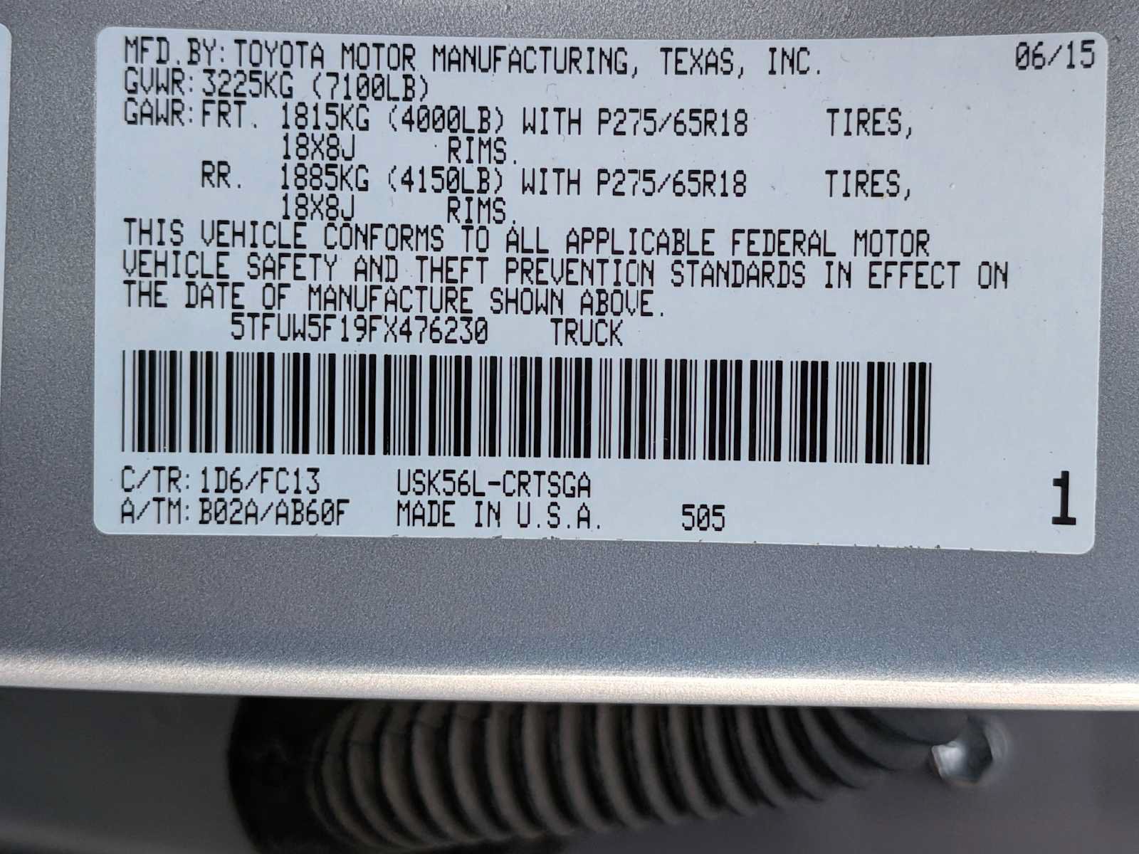Used 2015 Toyota Tundra SR5 AWD/4WD image 31