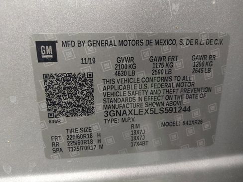 Used 2020 Chevrolet Equinox LT FWD image 33