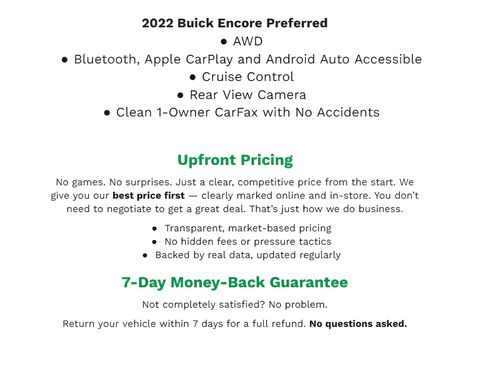 Used 2022 Buick Encore Preferred w/ Safety Package image 2