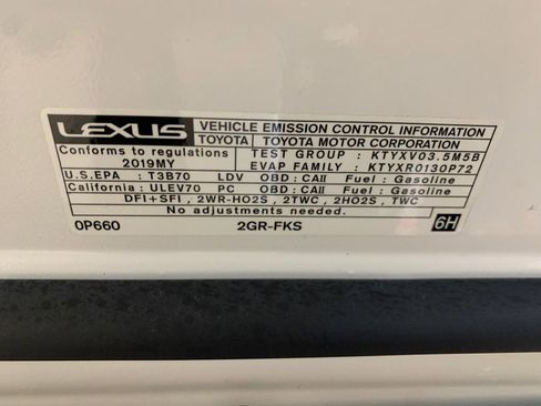 Used 2019 Lexus ES 350 w/ Premium Package image 59