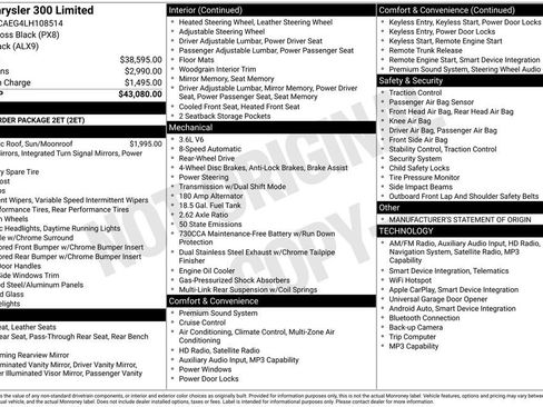 Used 2020 Chrysler 300 Limited image 4