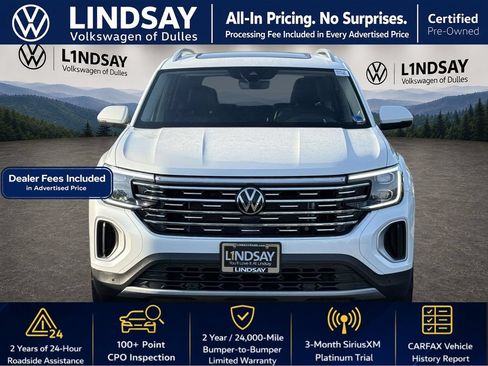 Used 2024 Volkswagen Atlas SEL AWD/4WD image 3