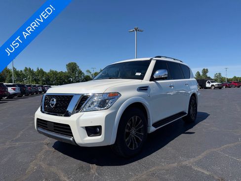 Used 2020 Nissan Armada Platinum w/ Captain's Chairs Package AWD/4WD image 1