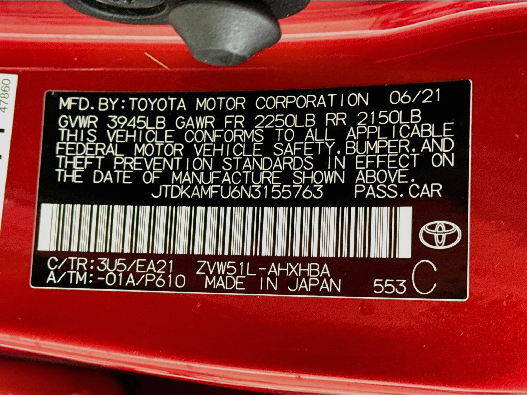 Certified 2022 Toyota Prius Limited w/ Premium Convenience Package FWD image 35