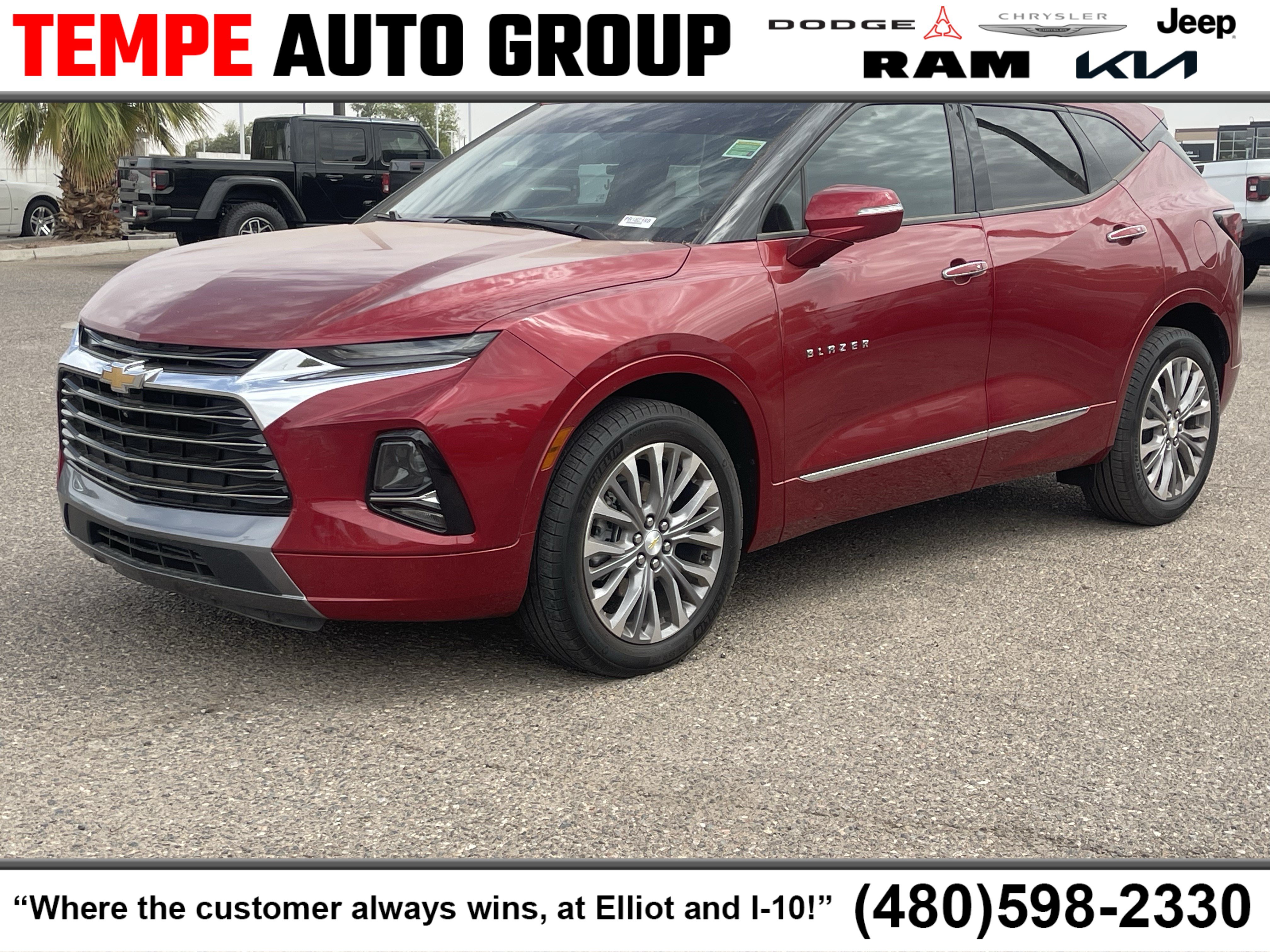 Used 2021 Chevrolet Blazer Premier w/ Driver Confidence II Package AWD/4WD image 1