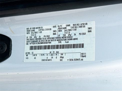 Used 2021 Ford F150 XL w/ Equipment Group 101A High image 36