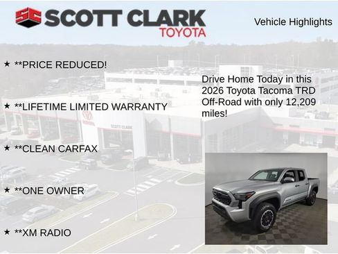 Used 2026 Toyota Tacoma TRD Off-Road AWD/4WD image 12