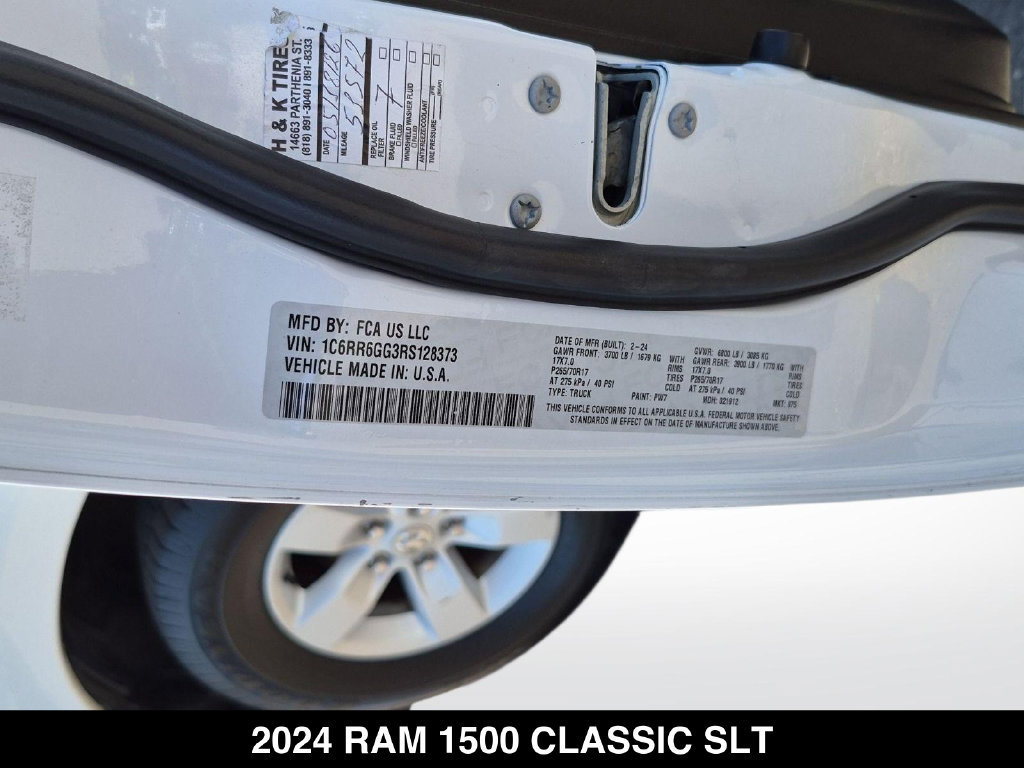 Used 2024 RAM 1500 Classic SLT RWD image 24