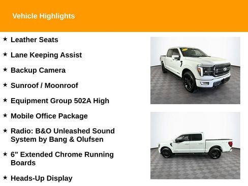 Used 2024 Ford F150 Lariat w/ Equipment Group 502A High AWD/4WD image 2