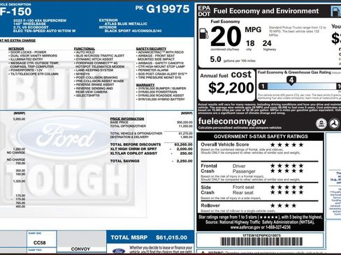 Used 2023 Ford F150 XLT w/ Equipment Group 302A High AWD/4WD image 4
