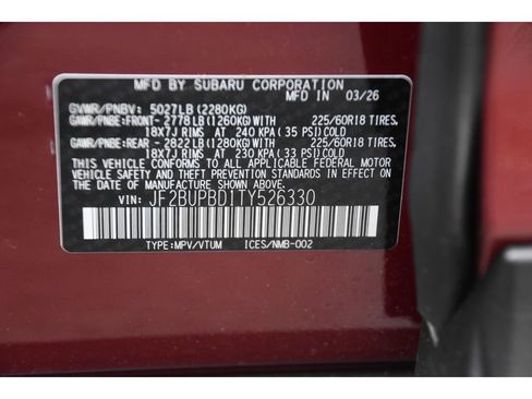 New 2026 Subaru Outback Premium AWD/4WD image 24