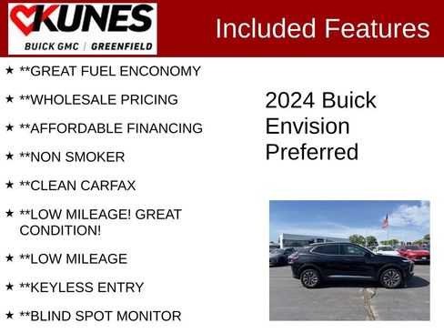 Used 2024 Buick Envision Preferred AWD/4WD image 3