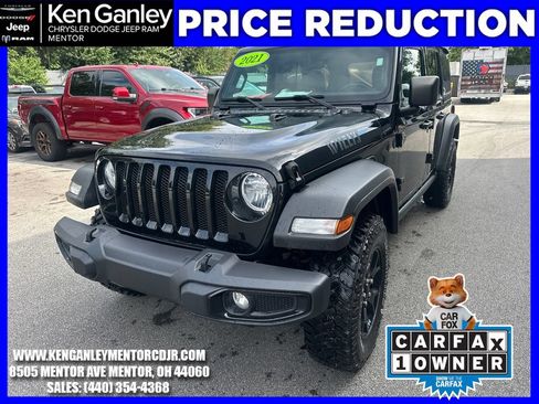 Used 2021 Jeep Wrangler Unlimited Sport AWD/4WD image 3