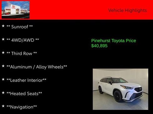 Certified 2024 Toyota Highlander XSE image 13