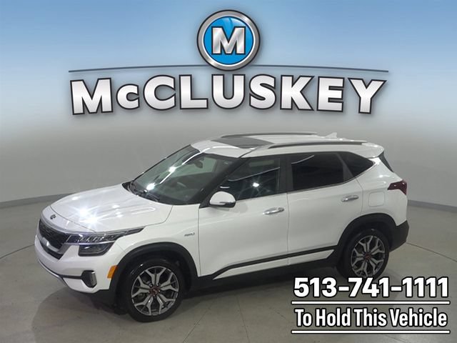 Used 2021 Kia Seltos SX w/ SX Sunroof Package AWD/4WD image 1