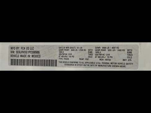 Used 2023 RAM ProMaster 2500 FWD image 59