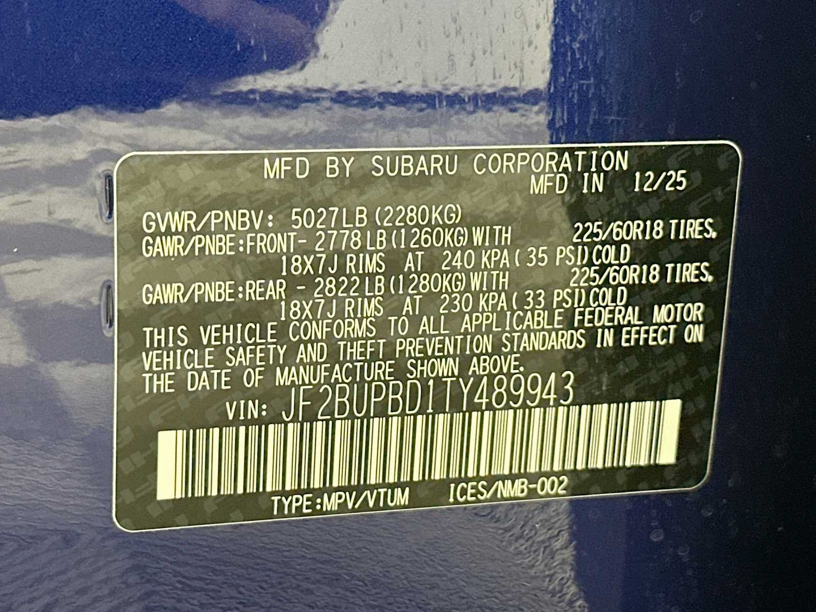 Certified 2026 Subaru Outback Premium AWD/4WD image 31