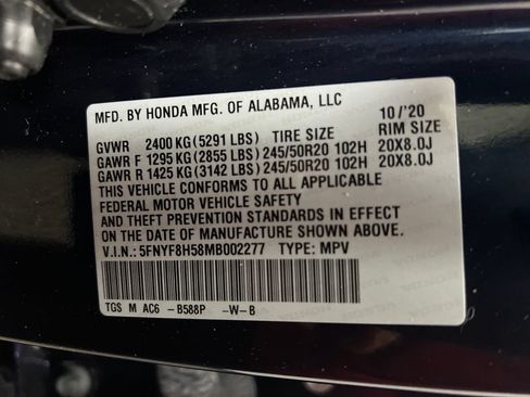 Used 2021 Honda Passport EX-L image 33