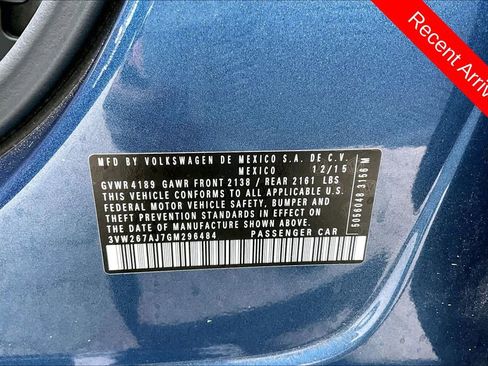 Used 2016 Volkswagen Jetta S image 9