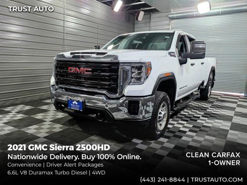 Used 2021 GMC Sierra 2500 4x4 Crew Cab w/ Convenience Package image 1