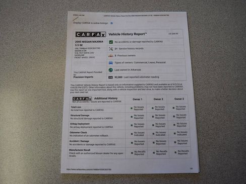 Used 2005 Nissan Maxima 3.5 SE image 47