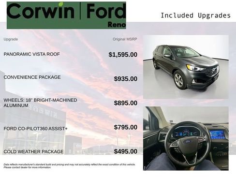 Used 2020 Ford Edge SEL w/ Convenience Package AWD/4WD image 3