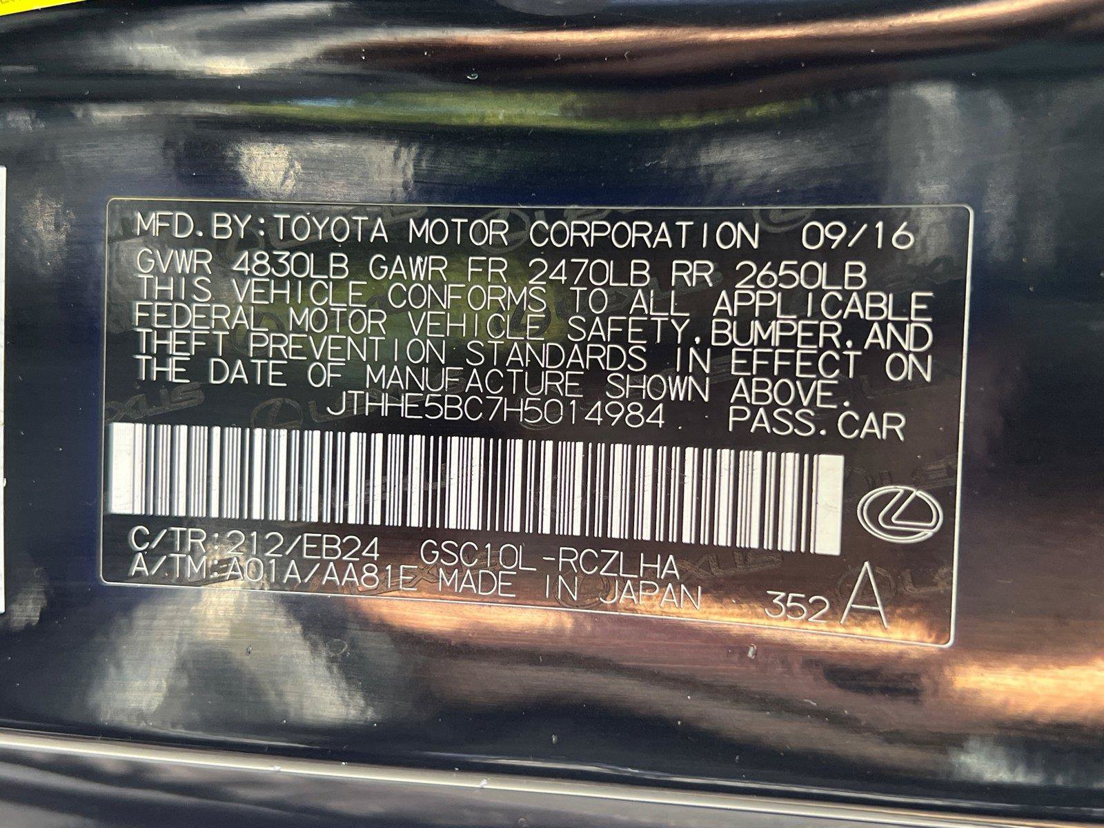 Used 2017 Lexus RC 350 F Sport RWD image 29