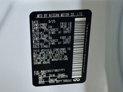 New 2026 INFINITI QX80 Autograph w/ Premium Cargo Package image 44