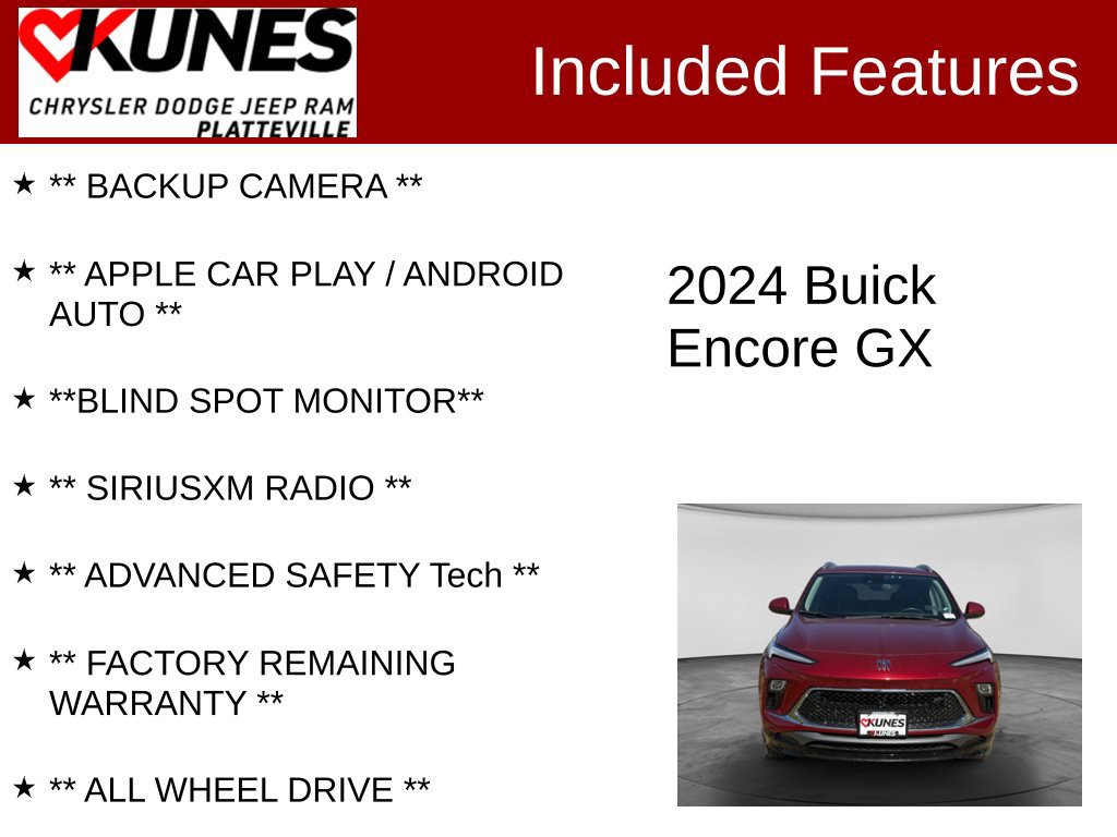 Used 2024 Buick Encore GX Sport Touring AWD/4WD image 2