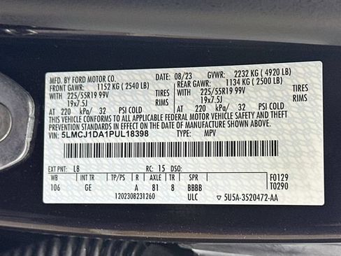 Certified 2023 Lincoln Corsair AWD w/ Equipment Group 101A image 32