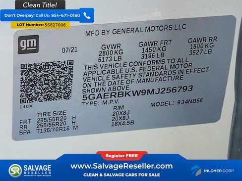 Used 2021 Buick Enclave Essence FWD image 17