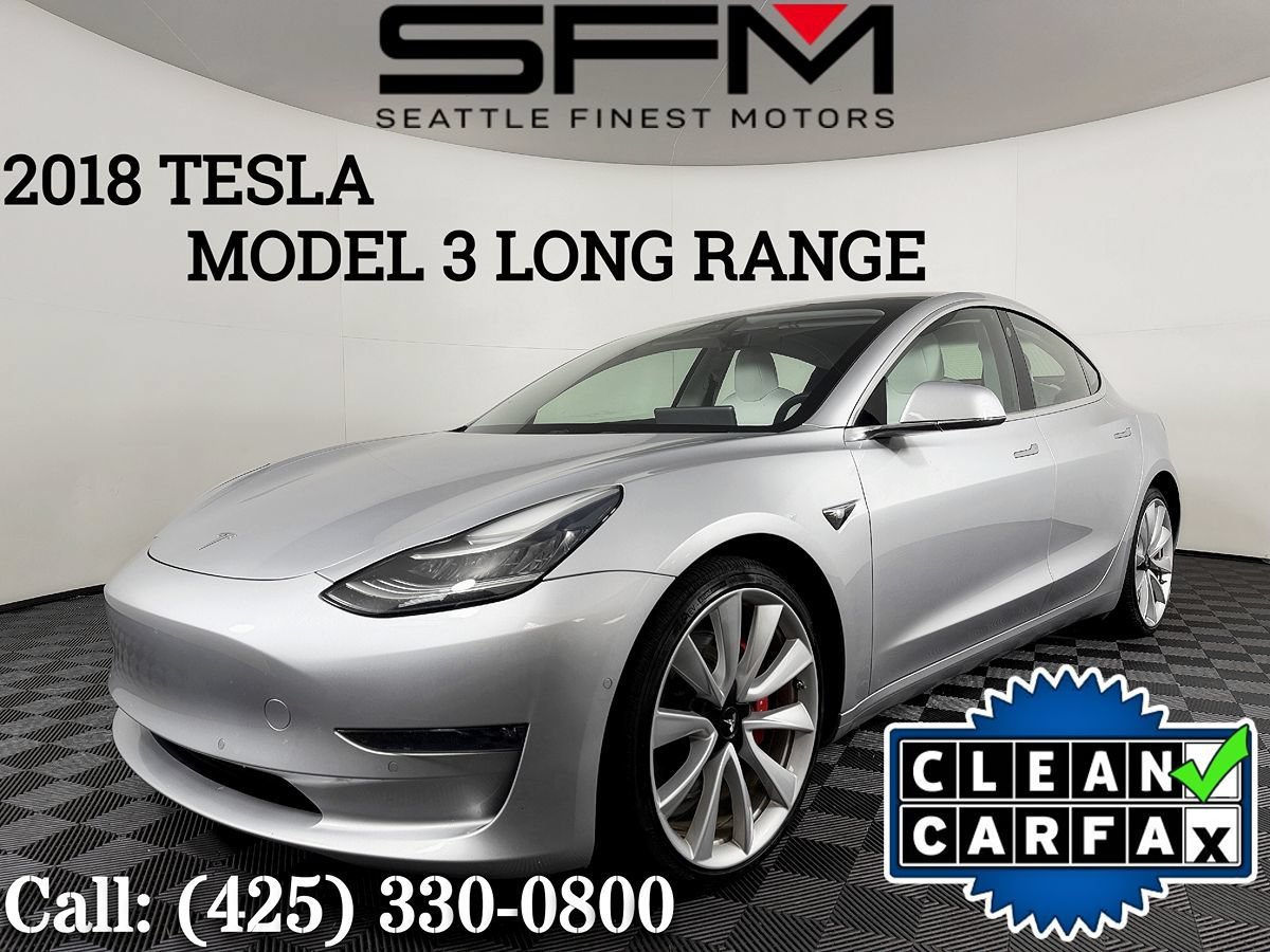 Used 2018 Tesla Model 3 Long Range AWD/4WD image 1