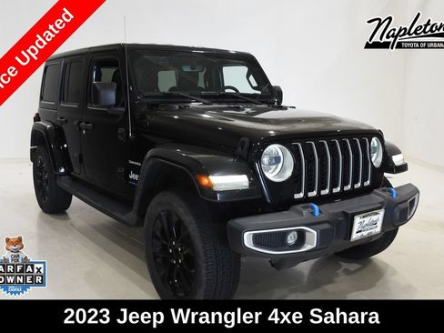 Used 2023 Jeep Wrangler Unlimited Sahara w/ Cold Weather Group AWD/4WD image 1