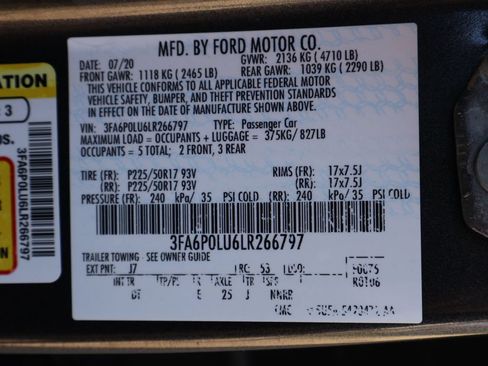 Used 2020 Ford Fusion SE FWD image 42