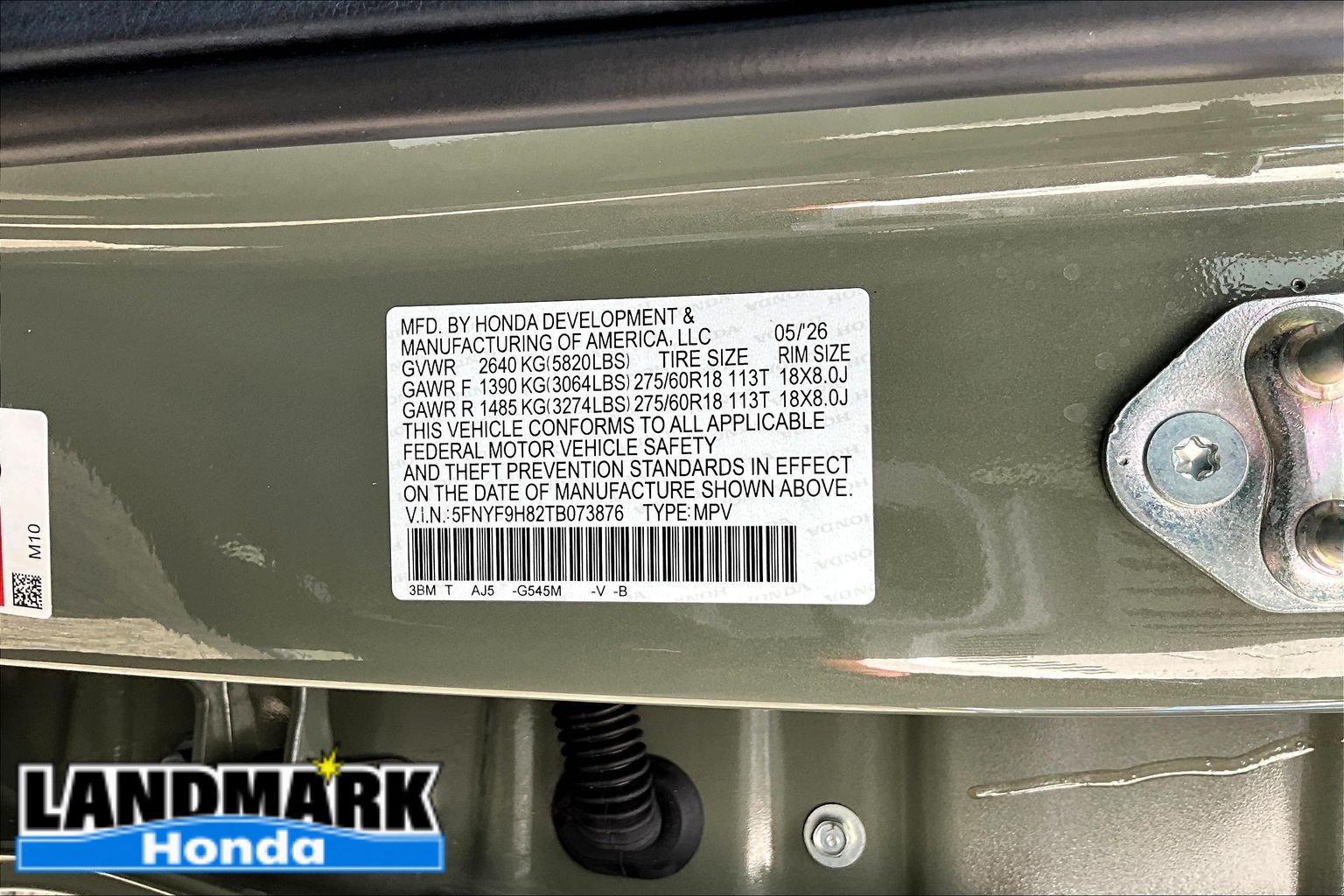 Certified 2026 Honda Passport TrailSport Elite image 35