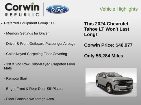 Used 2024 Chevrolet Tahoe LT image 6