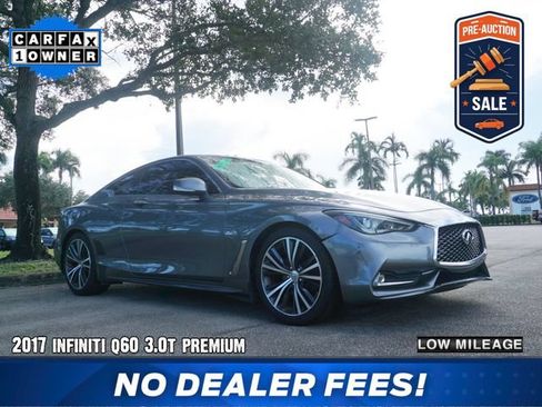 Used 2017 INFINITI Q60 3.0t w/ Cargo Package RWD image 1
