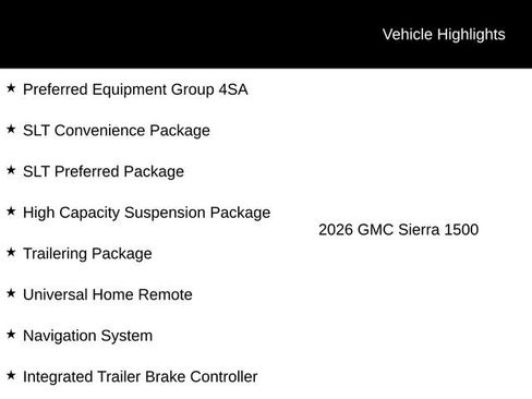 Used 2026 GMC Sierra 1500 SLT w/ SLT Premium Package AWD/4WD image 12