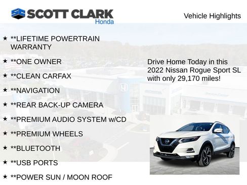 Used 2022 Nissan Rogue Sport SL w/ Premium Package image 12